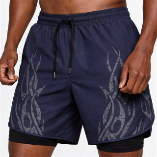 Men's Two-Layer Quick-Dry Sports Shorts 4