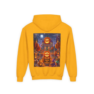 Spooky Pumpkin Patch Trick or Treat Kids Hoodie 53