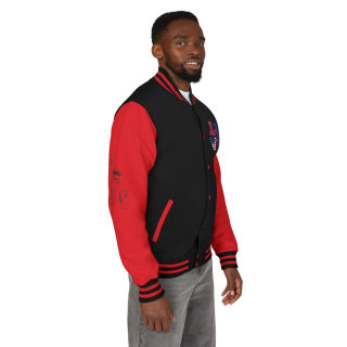 Trick or Treat Jack-o'-Lantern Letterman Jacket | Halloween Varsity Jacket 96