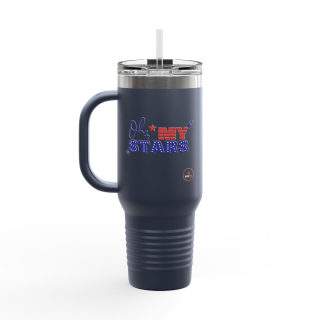 USA Stars insulated travel mug, 40oz 32