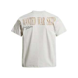 Character Letter Print Round Neck T-Shirt | American Vintage 2