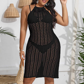 Plus Size Floral beach cover-up 2
