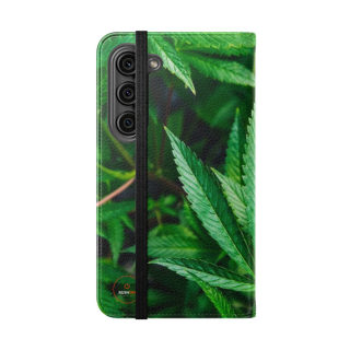 Marijuana leaf flip case 114