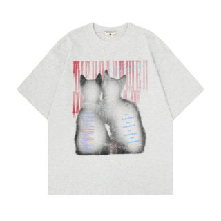 Cat Print Short Sleeve T-Shirt