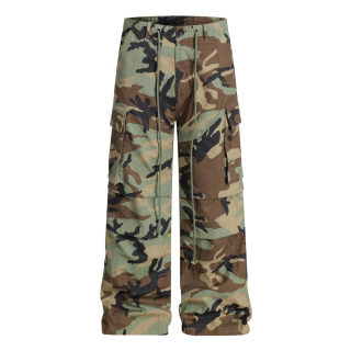 Multi-Pocket Camouflage Work Pants | Loose Fit Street Style