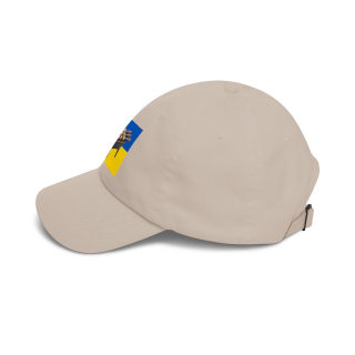 Grill Skewers on Blue Yellow Flag Dad Cap | BBQ Ukraine Baseball Hat 24