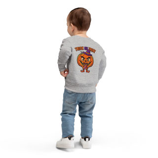 Jack-o'-Lantern Witch Pumpkin Toddler Sweatshirt 35