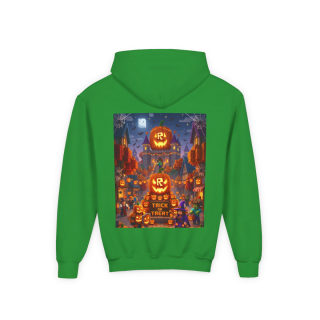 Spooky Pumpkin Patch Trick or Treat Kids Hoodie 57