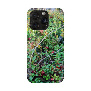 Wild berry bush phone case 34