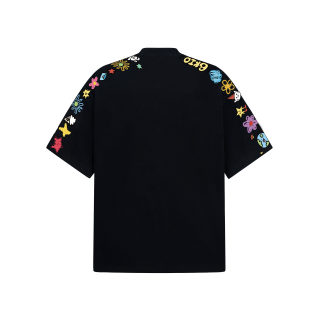 Cartoon Graffiti Print T-Shirt | Colorful Letter Streetwear Unisex 4