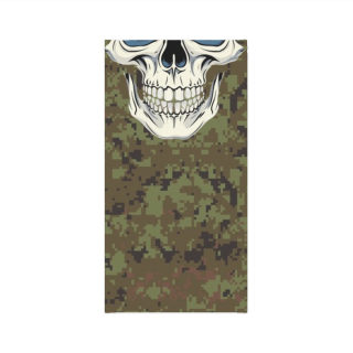 Skull Camo Neck Gaiter 2