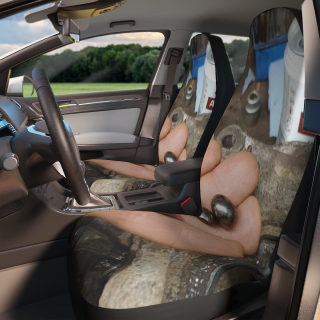 Hand Holding Ball Bearings Car Seat Covers | Industrial Mechanic Print 6