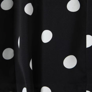 Color Block V-Neck Flared Sleeve Polka Dot Dress 4