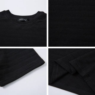 Small Collar Short Sleeve T-Shirt for Men | American Style Solid Color 4