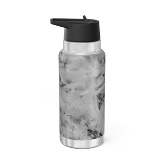 Ice Crystals Pattern 32 oz Tumbler | Stainless Steel Insulated Water Bottle 2