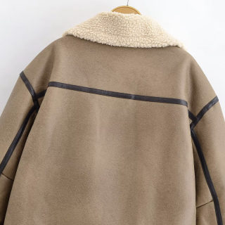 Faux Fur One-Piece Coat 3