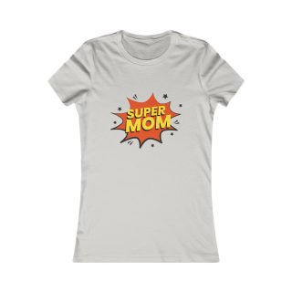 Super Mom Comic Burst T-Shirt | 80s Retro Graphic Tee 5
