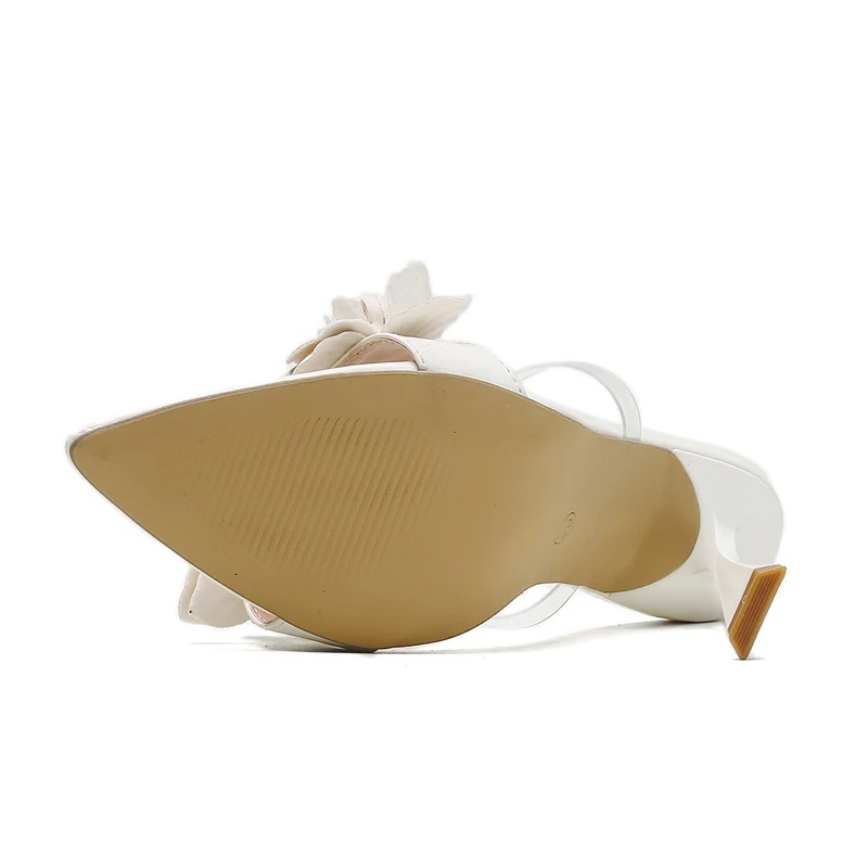 Women's Clear PVC Heeled Mules | Summer Party Slides 6