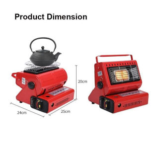 Portable Outdoor Heating Stove | Dual-Use LPG Mini Tent Heater