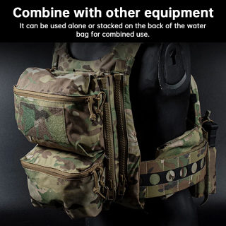 Tactical gear — tactical back panel, double general purpose pouch for FCPC V5 4