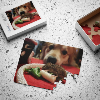 Dog Nose Close-Up Kids' Puzzle | 30-Piece Wooden Jigsaw 3