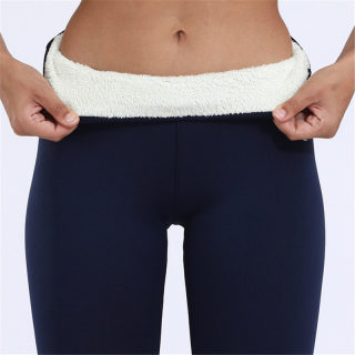 High Waist Slimming Lamb Velvet Trousers | Thick Warm Pants 3