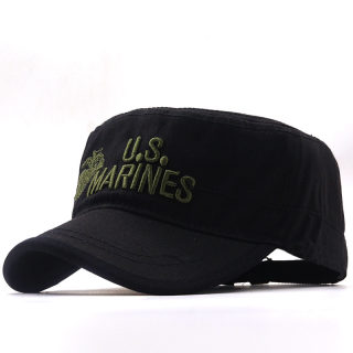 Student Military Training Camo Flat Cap | Woodland Cotton Sun Cap 4