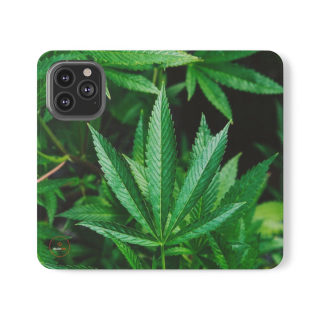 Marijuana leaf flip case 6