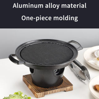 Japanese Style Mini Alcohol Stove BBQ Oven | Desktop Non-Stick Grill 5