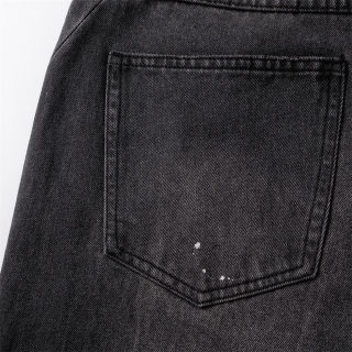 Distressed Denim Pants | Black 4