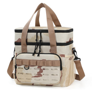 Outdoor Double-Layer Camouflage Cooler Bag | Large Capacity Shoulder Tote 4