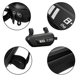 Hard Shell Motorcycle Saddle Tool Bag, 2L 3