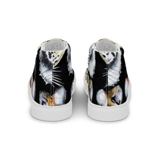Men's High-Top Canvas Shoes "Lion Print" 3