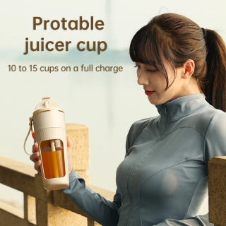 Portable Wireless Juicer with Straw, 340ml 3