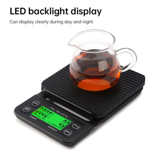 Digital Kitchen Scale with Timer, High-Precision LCD, up to 5kg 2