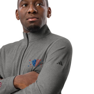 Adidas Quarter Zip Pullover "Happy USA" 15