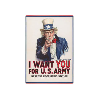 Uncle Sam Poster Poker Playing Cards | Vintage WWI Recruitment Design 2