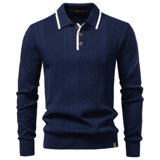 Men's Half-Zip Polo Sweater 6