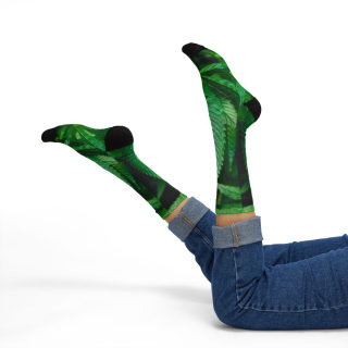 Cannabis leaf socks 23