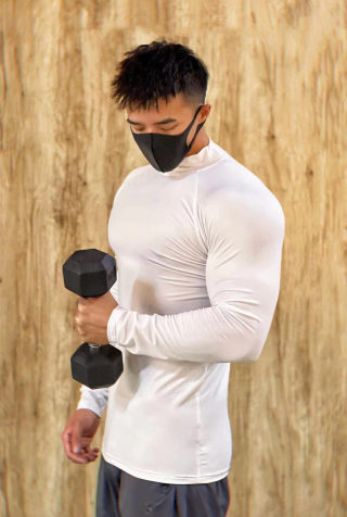 Men's Compression Long Sleeve Athletic Base Layer 5