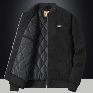Autumn/Winter Corduroy Coat | Men's Padded Baseball Collar Jacket 3