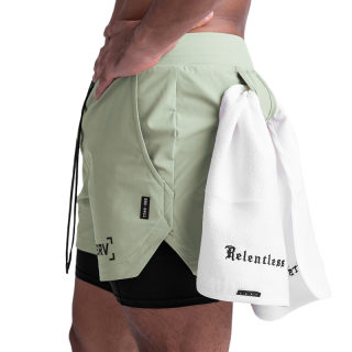 Men's Quick-Dry Two-Layer Basketball Shorts 6
