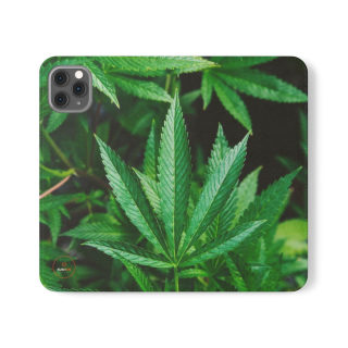 Marijuana leaf flip case 14