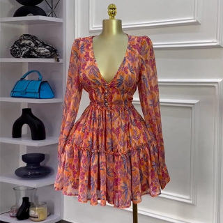 V-Neck High Waist Slimming Short Dress