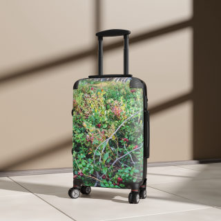 Wild Berry Bush Suitcase | Nature Photo Luggage 10