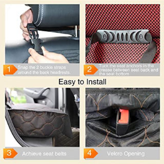 Breathable Pet Car Seat Cover 3