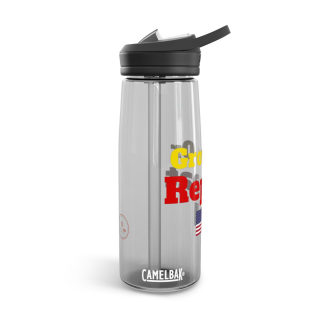 Grow One Repeat water bottle, American flag CamelBak Eddy 20oz/25oz 5