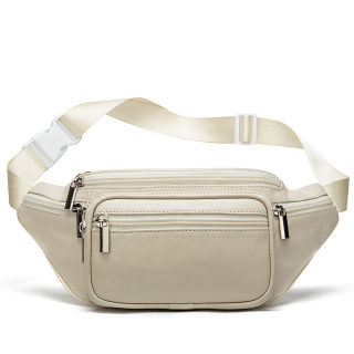Men's Black Sheepskin Waist Bag 3