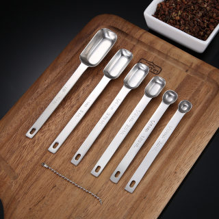 Stainless Steel Measuring Spoon Set, 6 Pieces | Baking & Cooking Scale Spoons 3