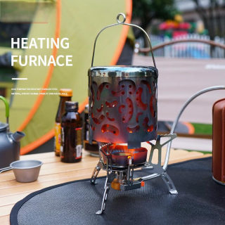 Outdoor Mini Stainless Steel Heating Stove | Camping Heater 5